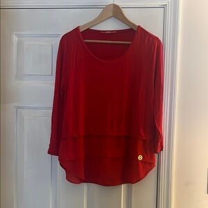 MICHAEL Michael Kors Orange Boxy Blouse